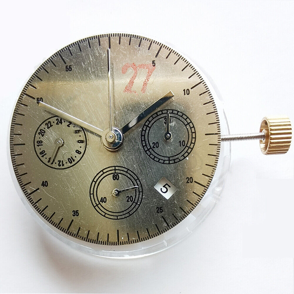 Asian 7750 Automatic Chronograph Movement ETA 7753 Configuration Small Second @6