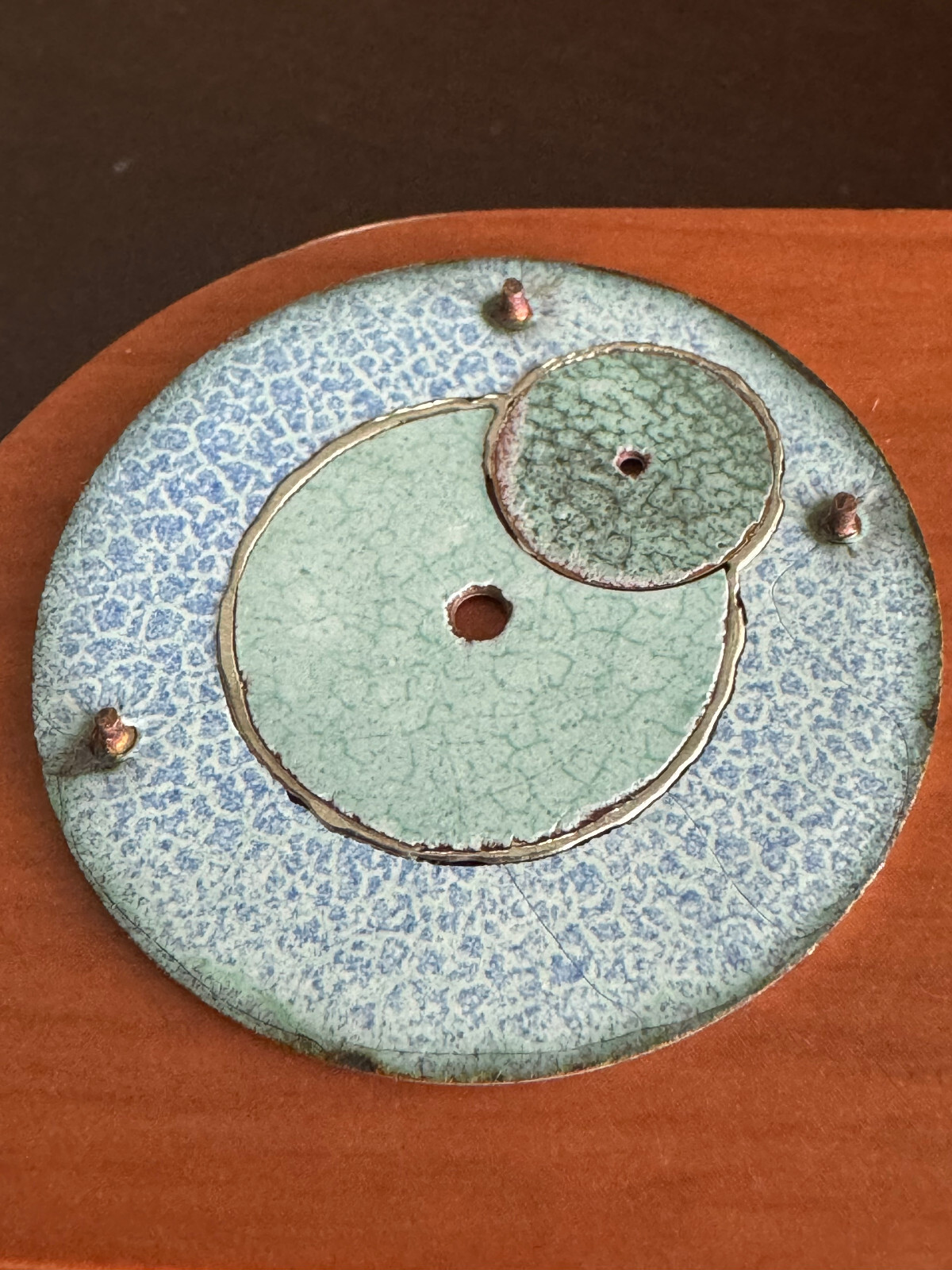 VINTAGE 16 SIZE ILLINOIS PRIVATE LABEL POCKET WATCH PORCELAIN DOUBLE SUNK DIAL