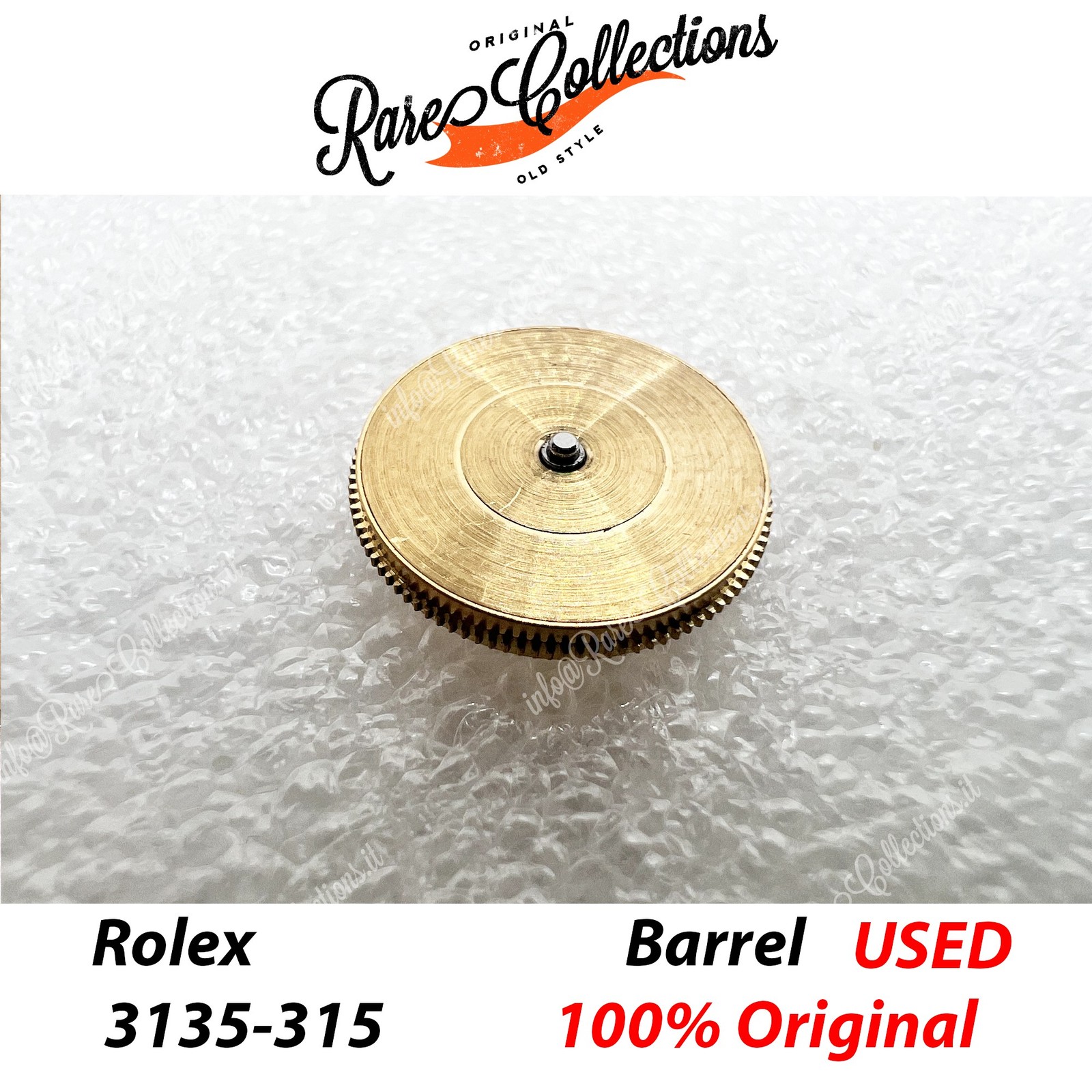 USED Used Rolex 3135-315 Barrel With Arbor and Mainspring Barrel