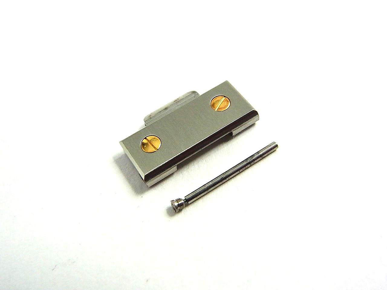Cartier Santos 16mm Genuine Flat Link 18K Gold SS LM Watch Band Bracelet Parts