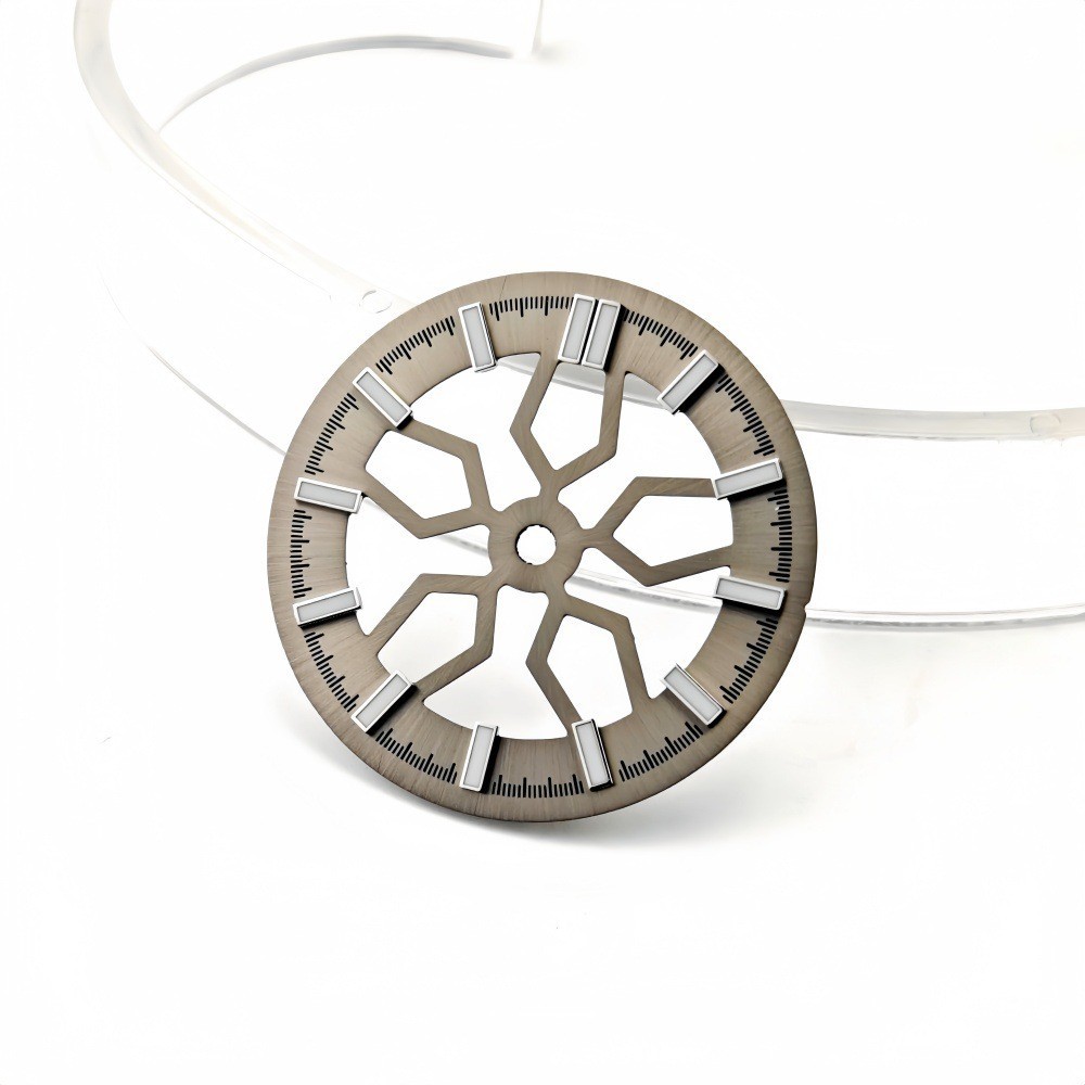 28.5mm NH35 Skeleton Dial Fit NH70 NH38 Openwork Mechanical Watch Part