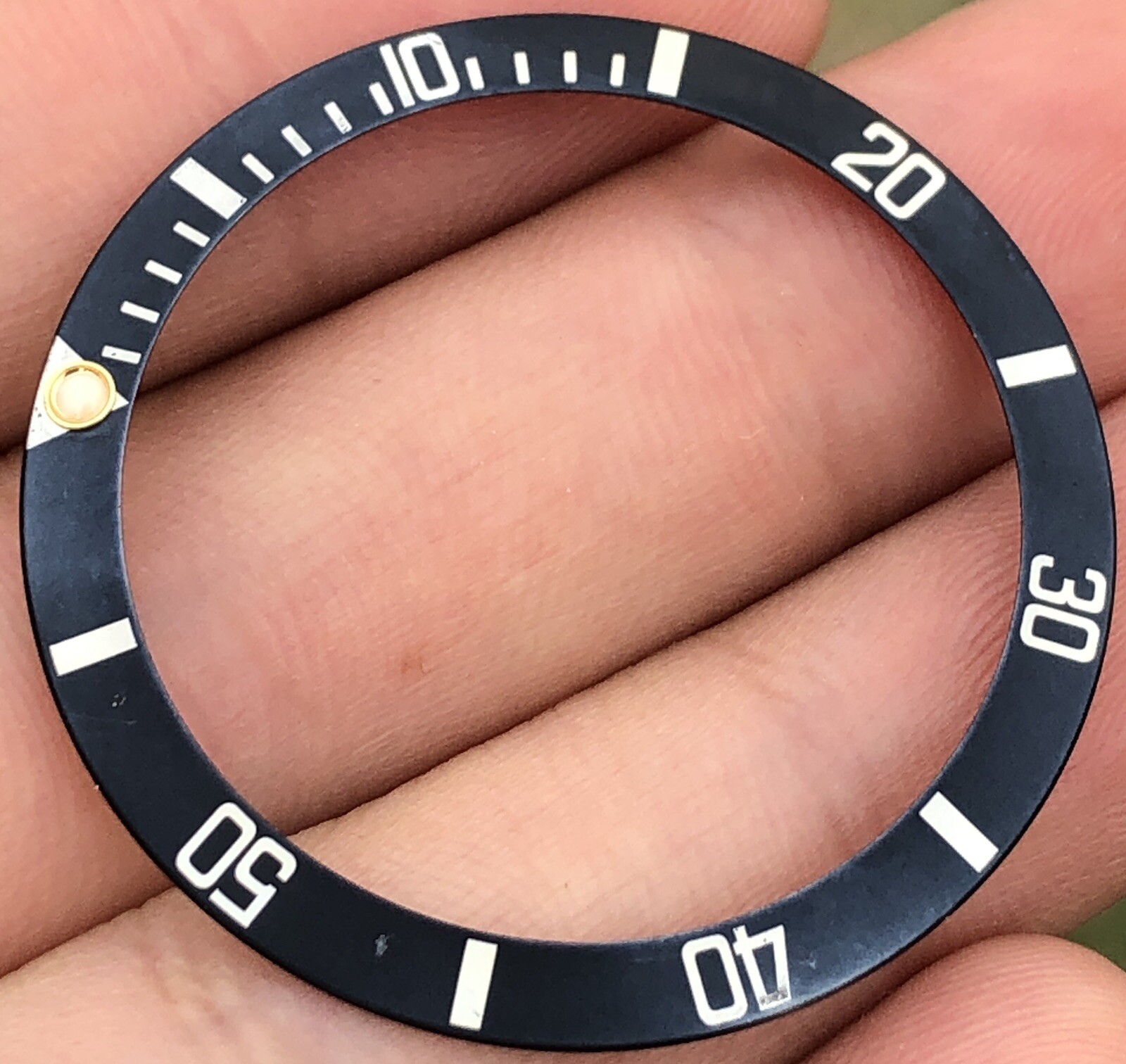 Rolex Submariner Date 16613 16803 16808 16618 Faded Black Tritium Bezel Insert