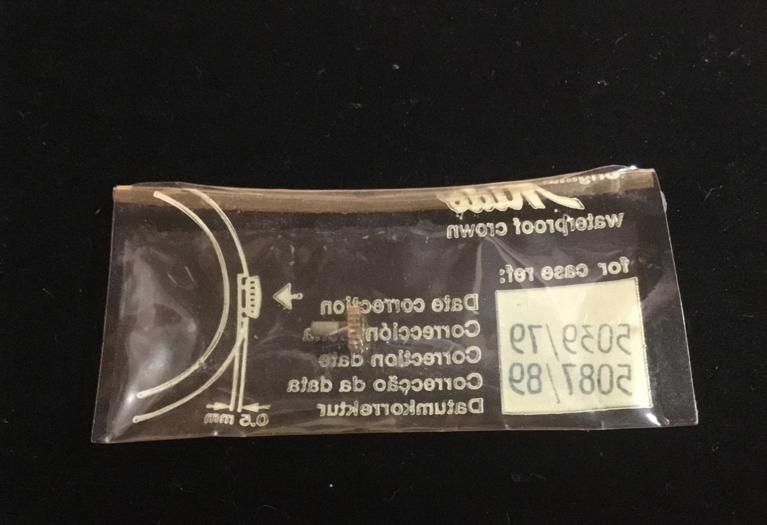 Genuine NOS MIDO Crown Ref. 5039/79 5087/89 UNOPENED for Parts/Repair