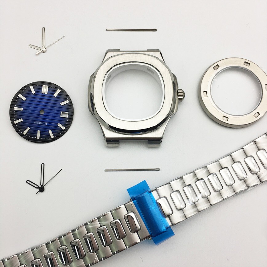 High Quality Sapphire Watch Case Kit 39mm Suitable for NH25/36/4R/NH38 Movement