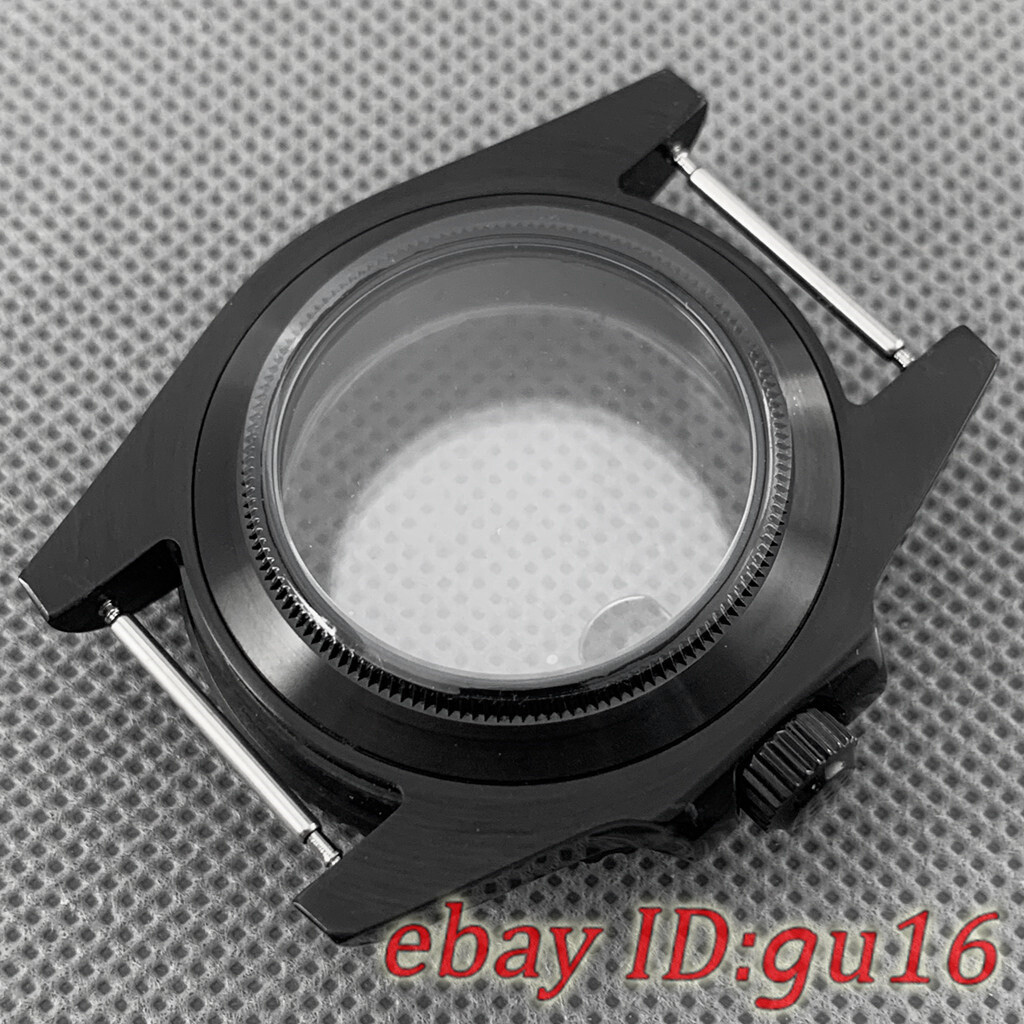 40mm Sapphire glass PVD Watch Case Fit NH35 NH36 ETA 2824 2836 Miyota 8215 821A