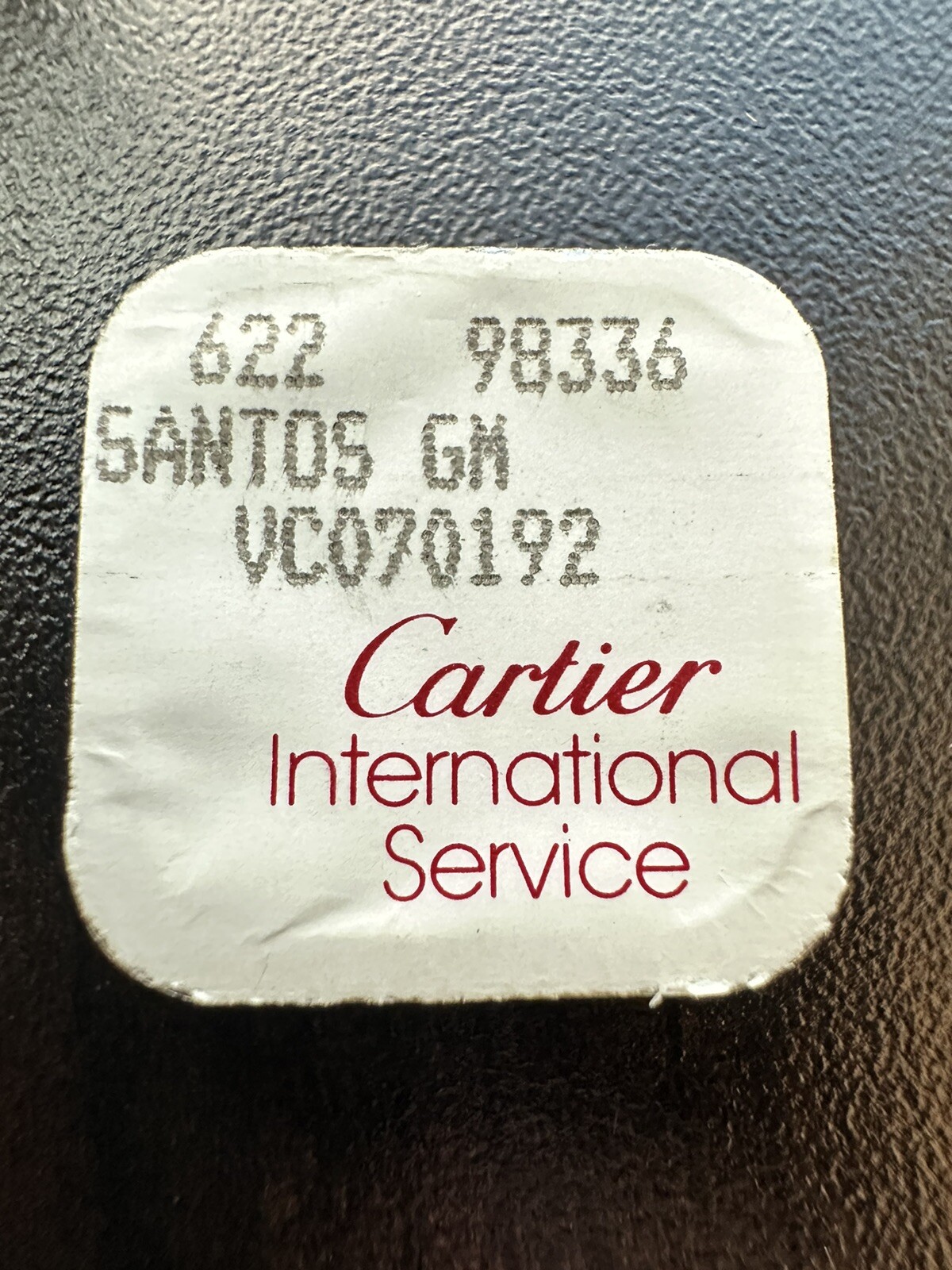 Genuine New Cartier Santos Watch Crown VC070192