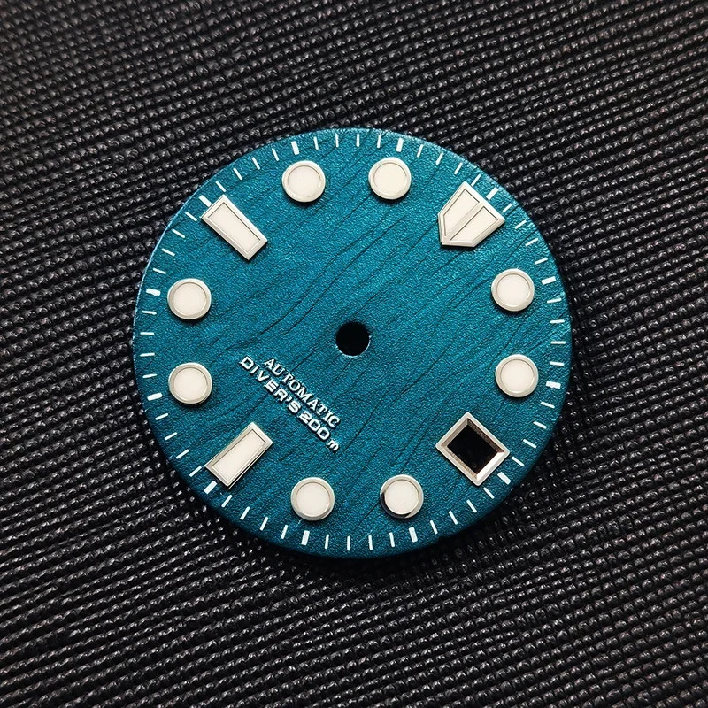Birch Dial Blue Lume for NH35/NH36 Movement 28.5mm Dial