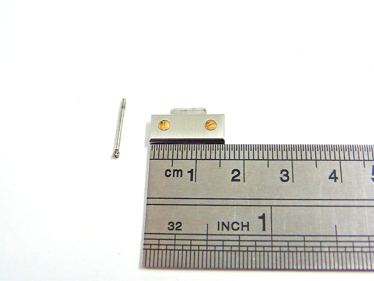 Cartier Santos 16mm Genuine Flat Link 18K Gold SS LM Watch Band Bracelet Parts