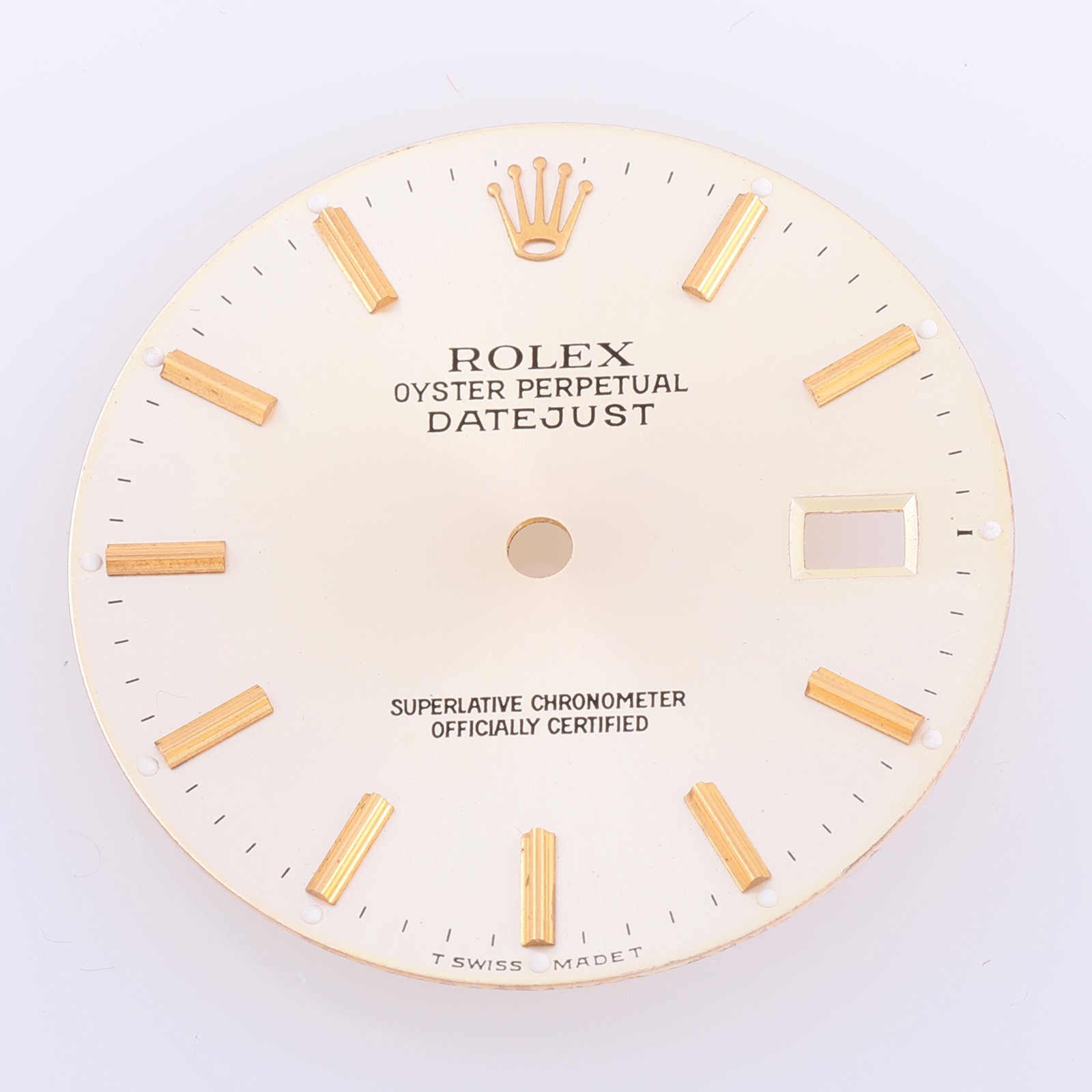 Rolex Mens Datejust 36mm Silver Stick Dial T Swiss Made T 16013-16233 #E37