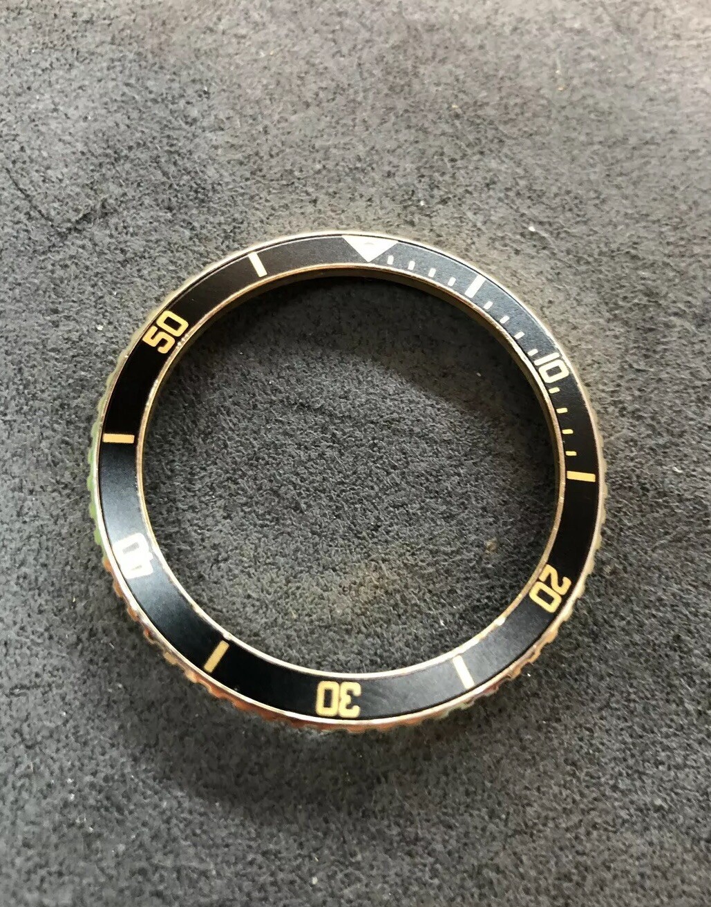 Custom Bezel Insert: Jumbo 980.021 980.022 980.027 844 Tag Heuer 1000 Pro Gold