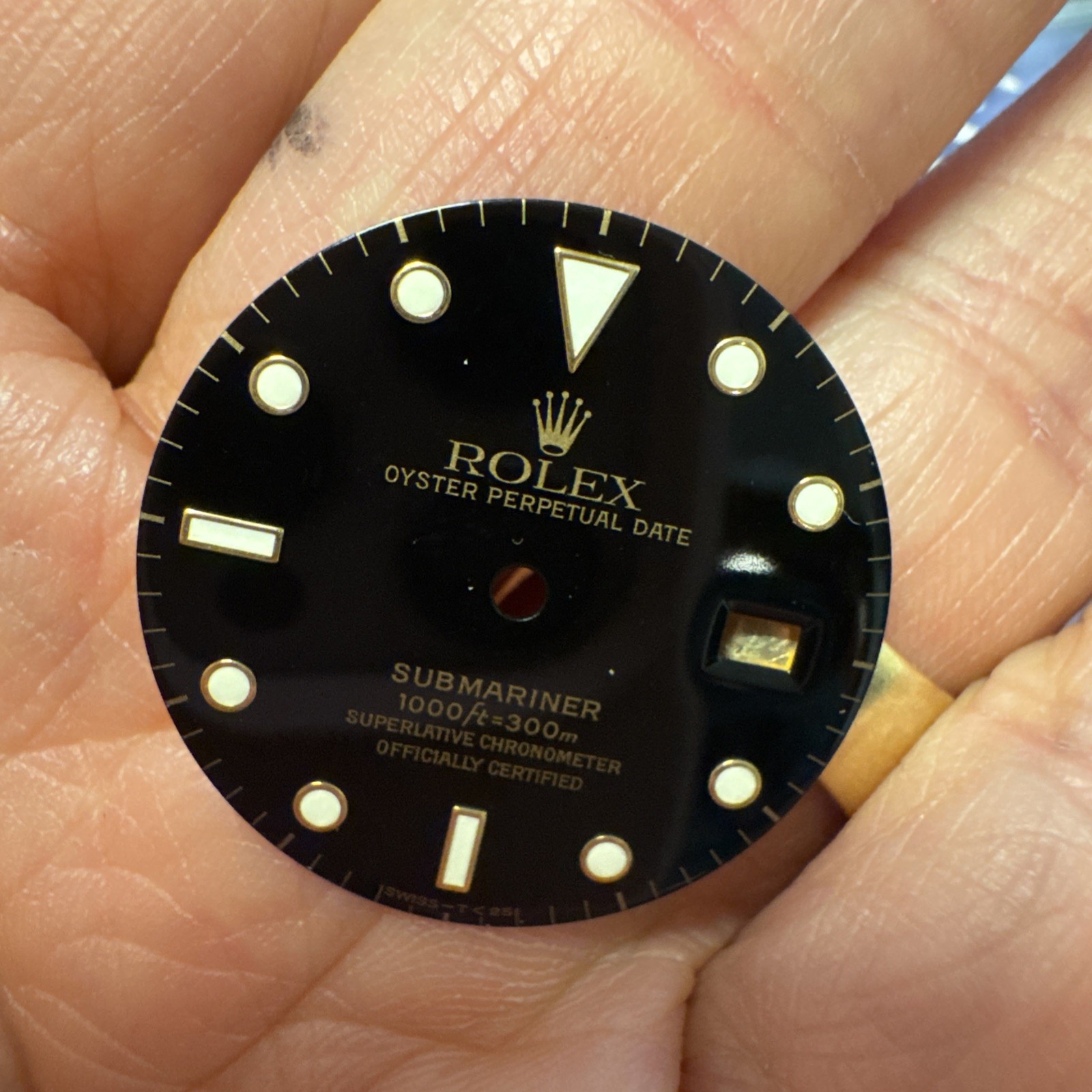 Original Rare Rolex Oyster Submariner 16618 16613 dial excellent condition (S3)