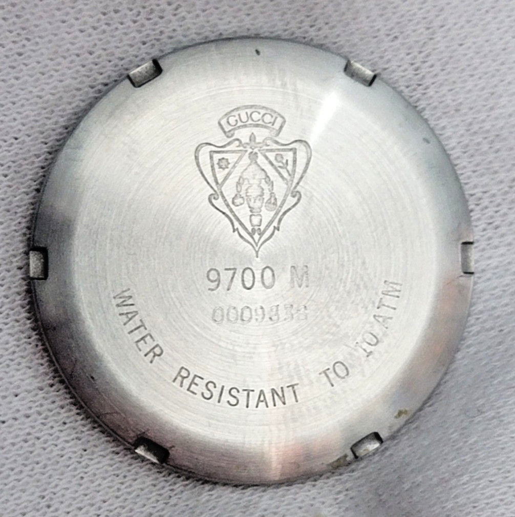G014: Gucci 9700M Case Back Stainless Steel Swiss Made – OEM