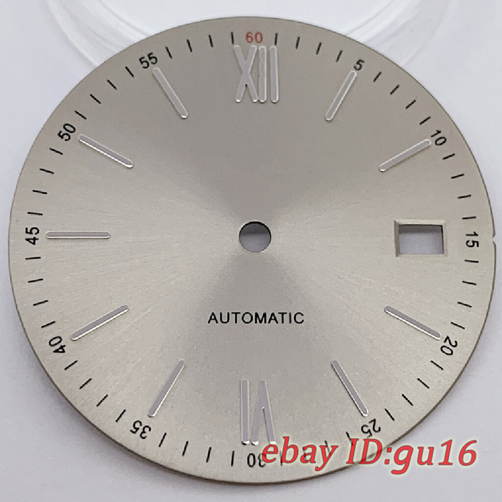 31mm Sterile Black White Blue Green Grey Watch dial fit NH35 NH35A Movement
