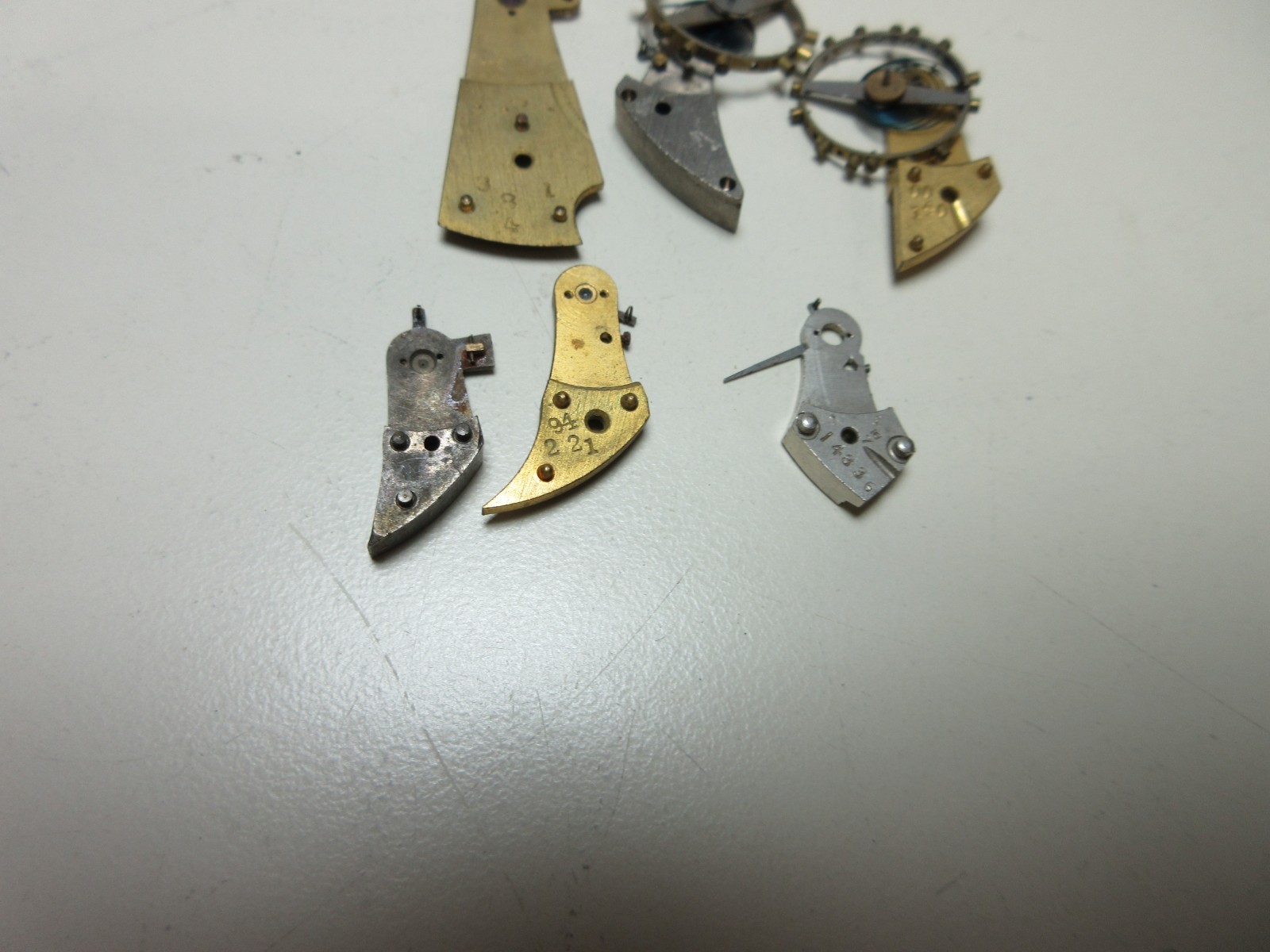 VTG LOT OF POCKET WATCH BALANCE COCKS WATCHMAKER REPLACEMENT PARTS STEAMPUNK #16