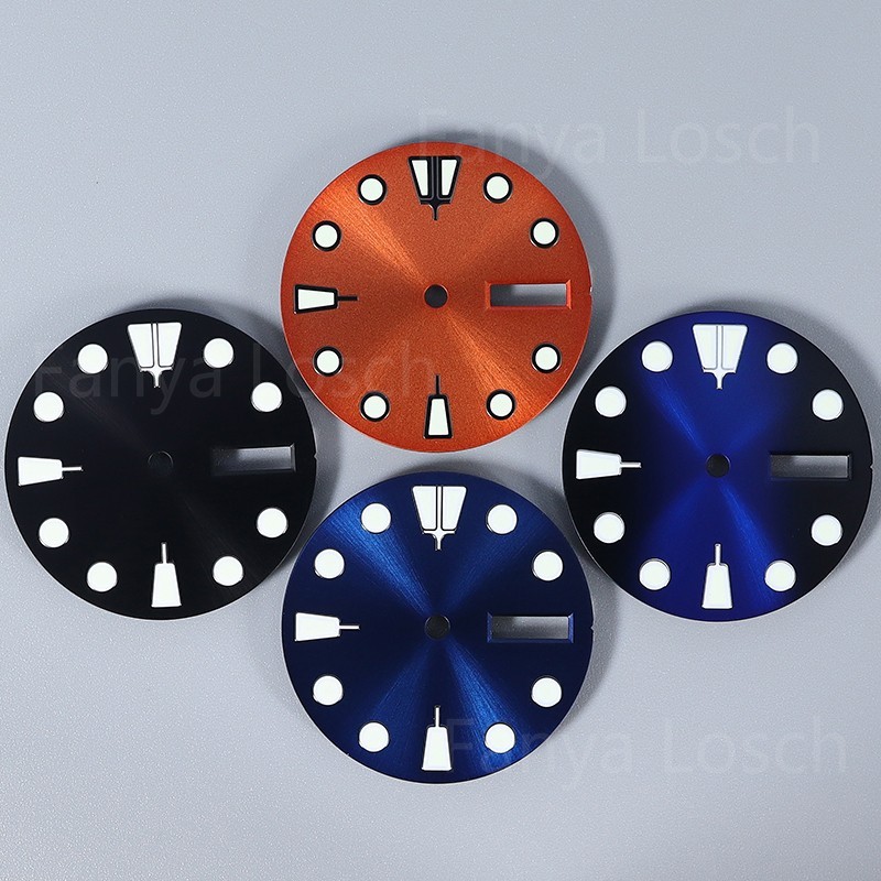 NH35 Dial 28.5mm Modify Seiko Mod C3 luminous Vintage Dial For Seiko NH34 36 38