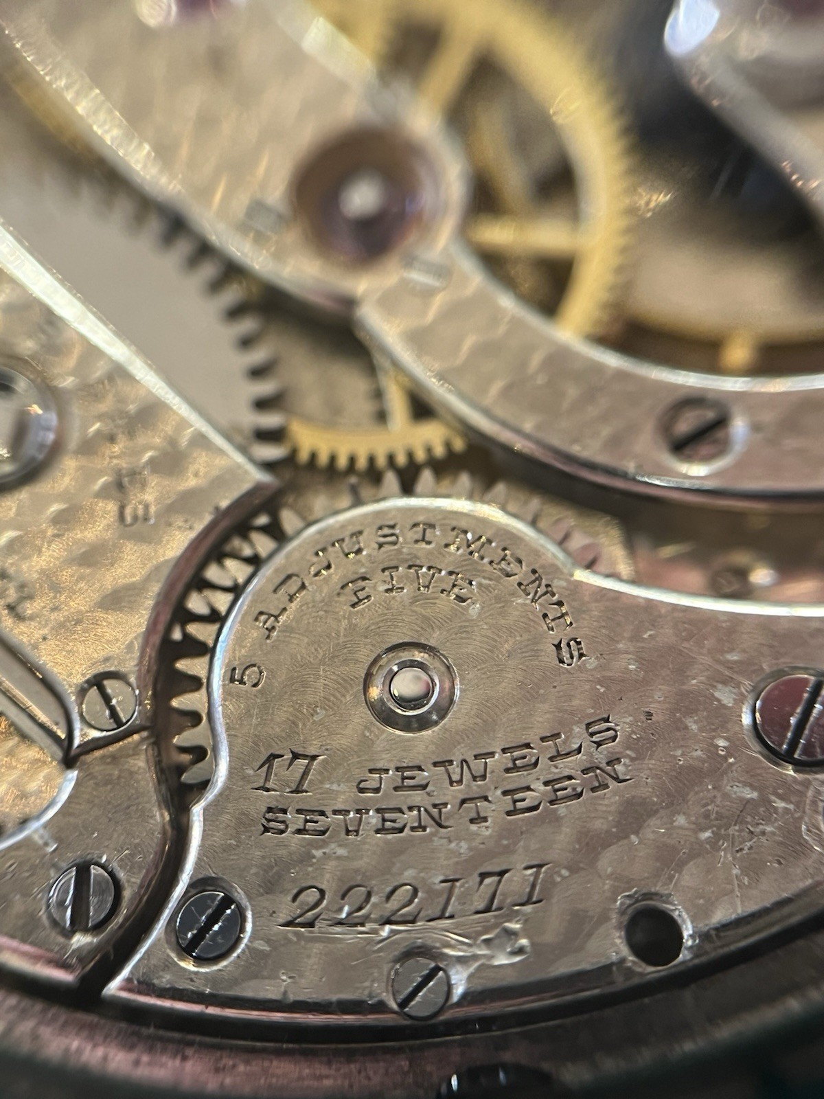 Beautifully Finished RUNNING Agassiz 12s Private Label Pocket Watch Movement 17j