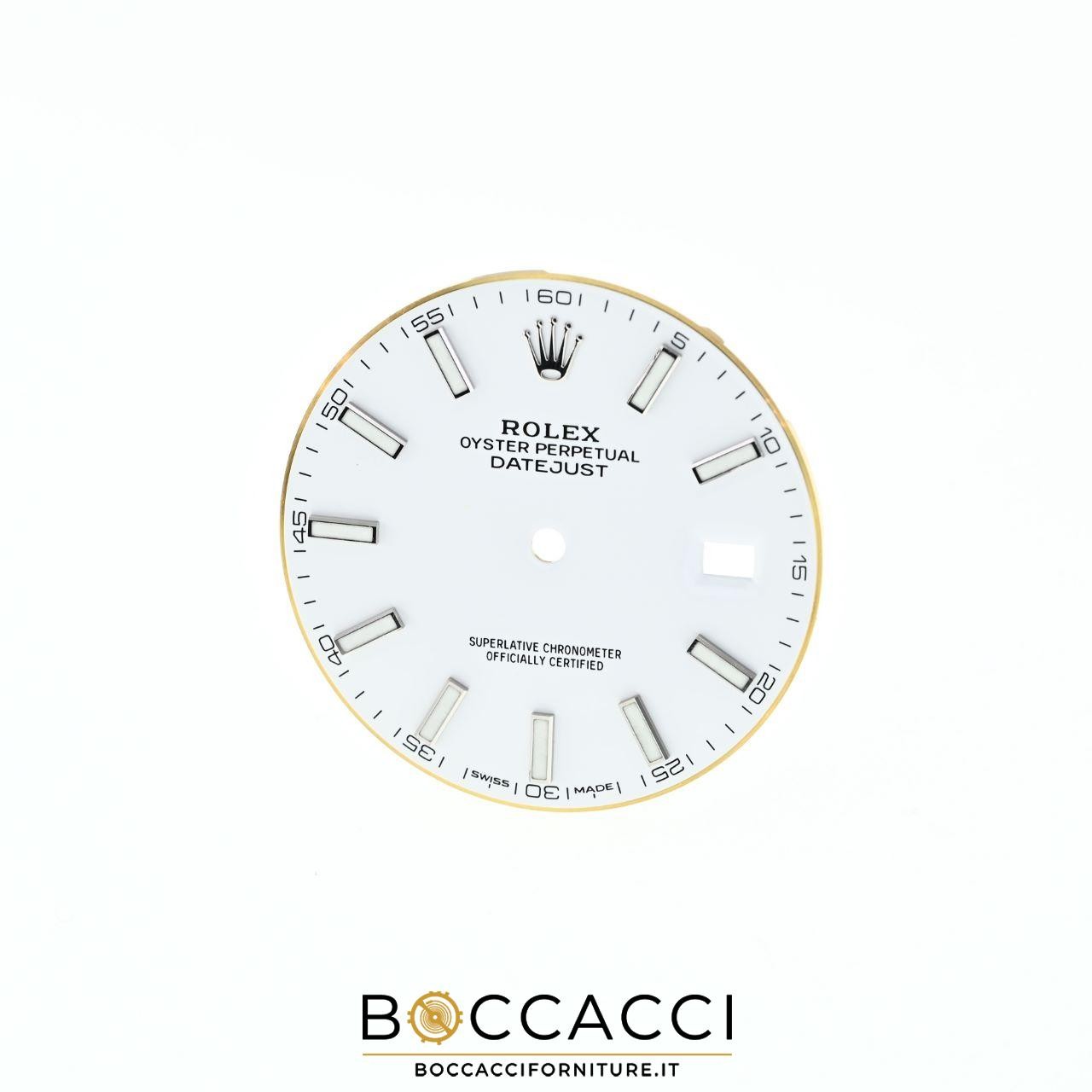 ROLEX White Dial for Datejust 41 126300 126334 Chromalight (EXCELLENT STATE)