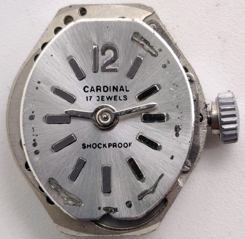 Vintage Zaria Cal. 1601 High Grade 17 Jewel watch movement Running