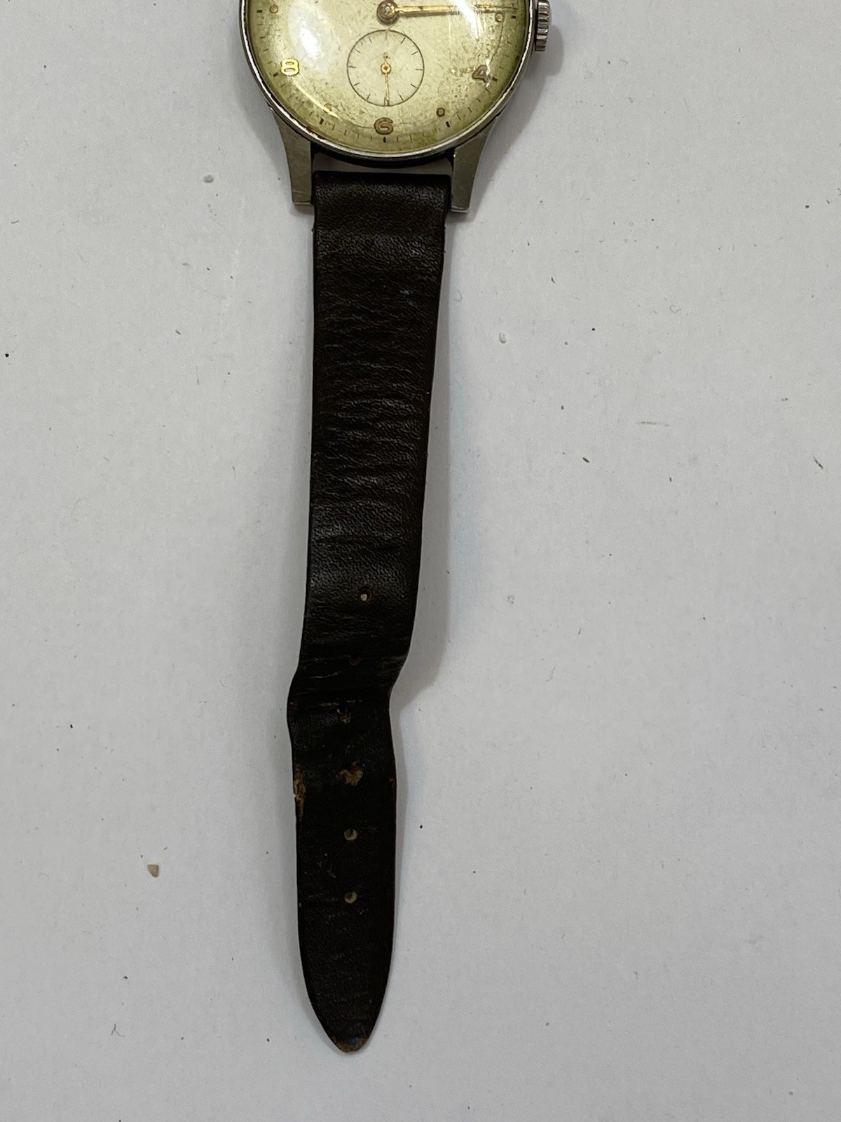 Longines Vintage Men’s Mechanical Steel Watch 1940s 50s Small Seconds 35mm