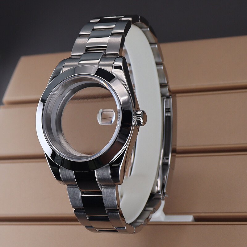36mm/39mm NH35 Watch Cases nh35 Oyster strap For NH36 Nh38 Miyota 8215 Movement