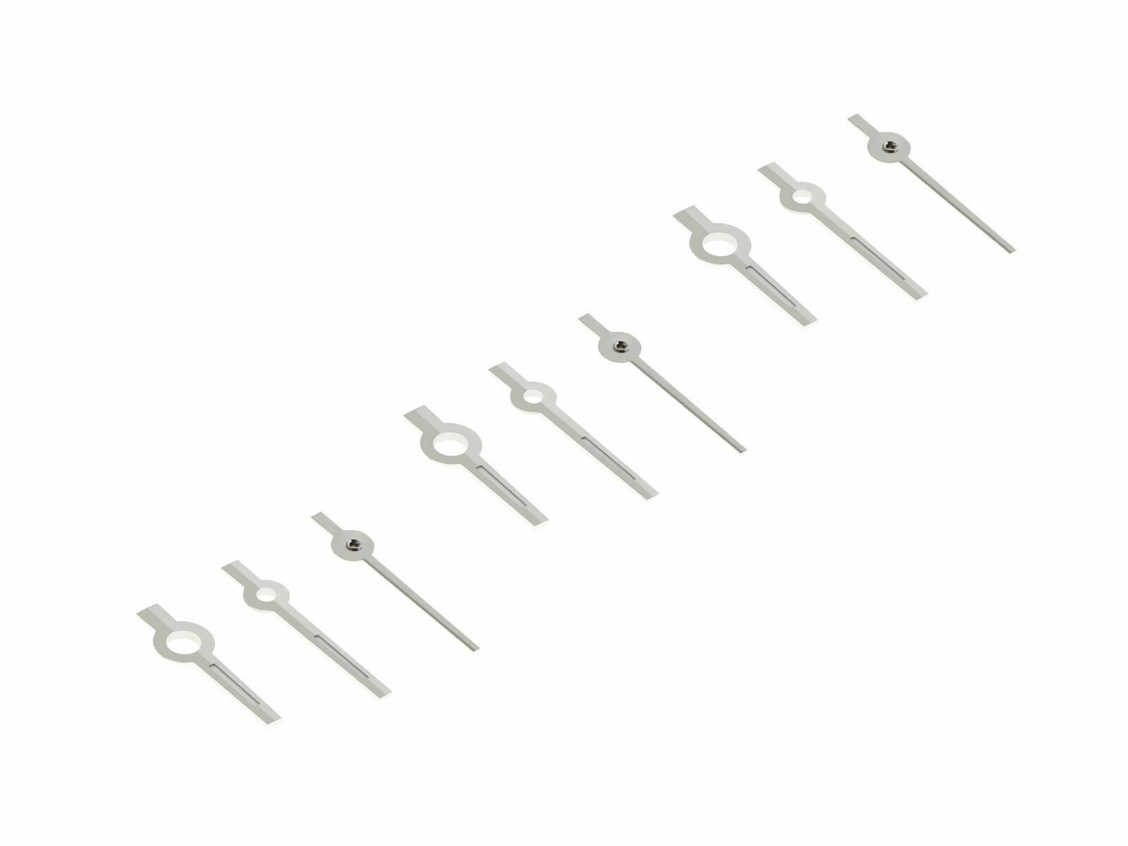 3 SET WATCH HAND FOR ROLEX LADY 2130/2135 67000,67180,67480, 69160,69173 SILVER