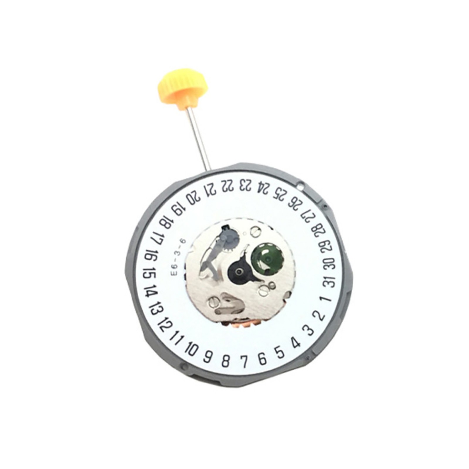 3-Hand Quartz Watch Movement Day At 3/6 White-Dial Replacement For Miyota 1M12 o