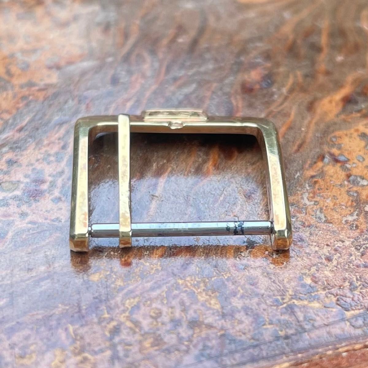 Vintage Grand Seiko GS 18KT Solid Gold Buckle 15mm Authentic Rare Japan