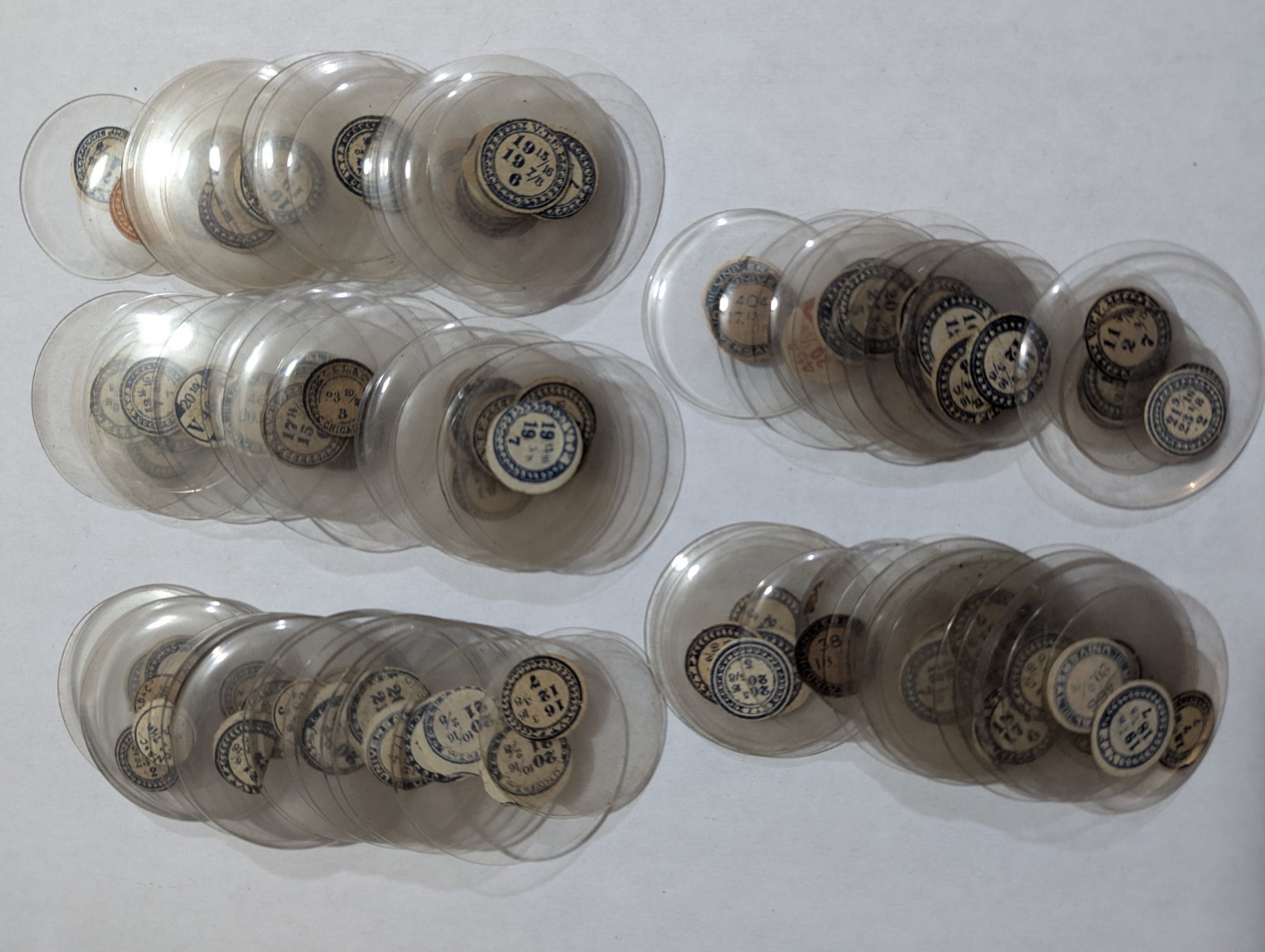 Lot of 100 Assorted Vintage Pocket Watch Crystals Crystal 30mm – 53.4mm