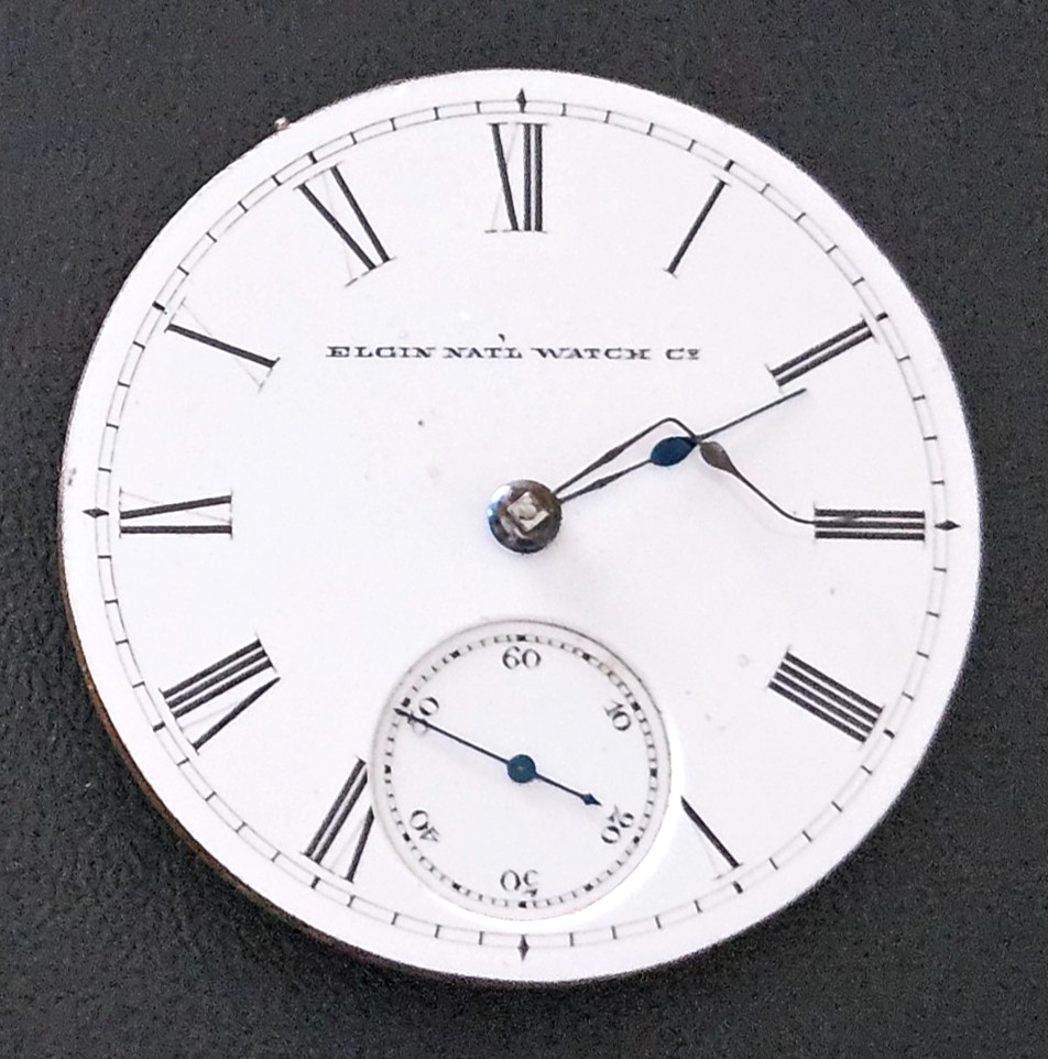 ELGIN 56 18s 11J KEY WIND Watch Movement (REMOVED FROM GOLD CASE) lot66
