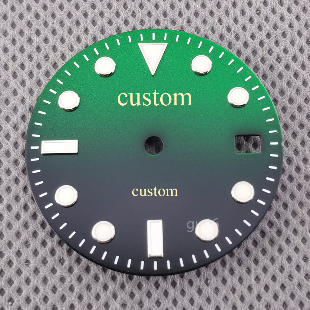 29mm NH35 Custom Logo Watch Dial luminous sterile Automatic movement