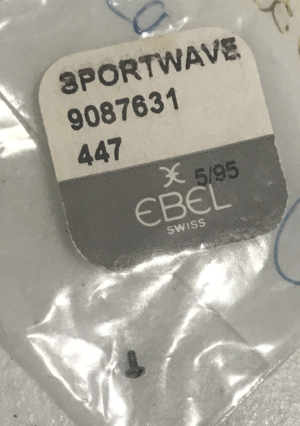 Ebel Bezel Screw Authentic New For Sportwave 6087631 Part 9087631/447