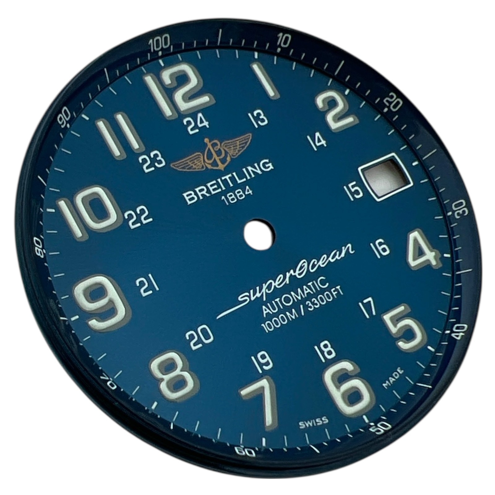 Genuine Breitling Superocean 42mm Arabic Dial Blue A17360