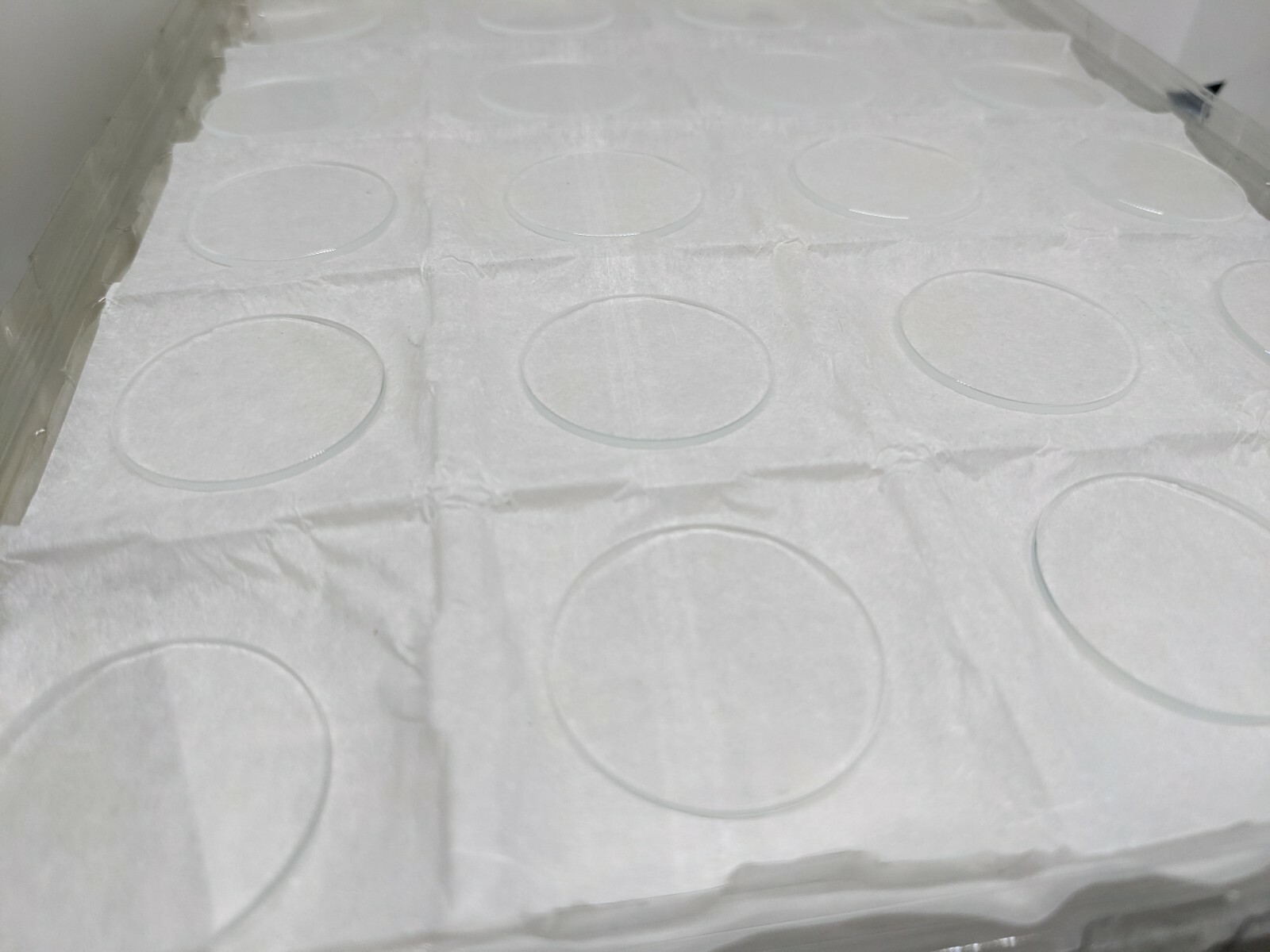 Watch crystal flat round mineral glass diam 30.8mm x 1.50mm 10 pieces FREE POST