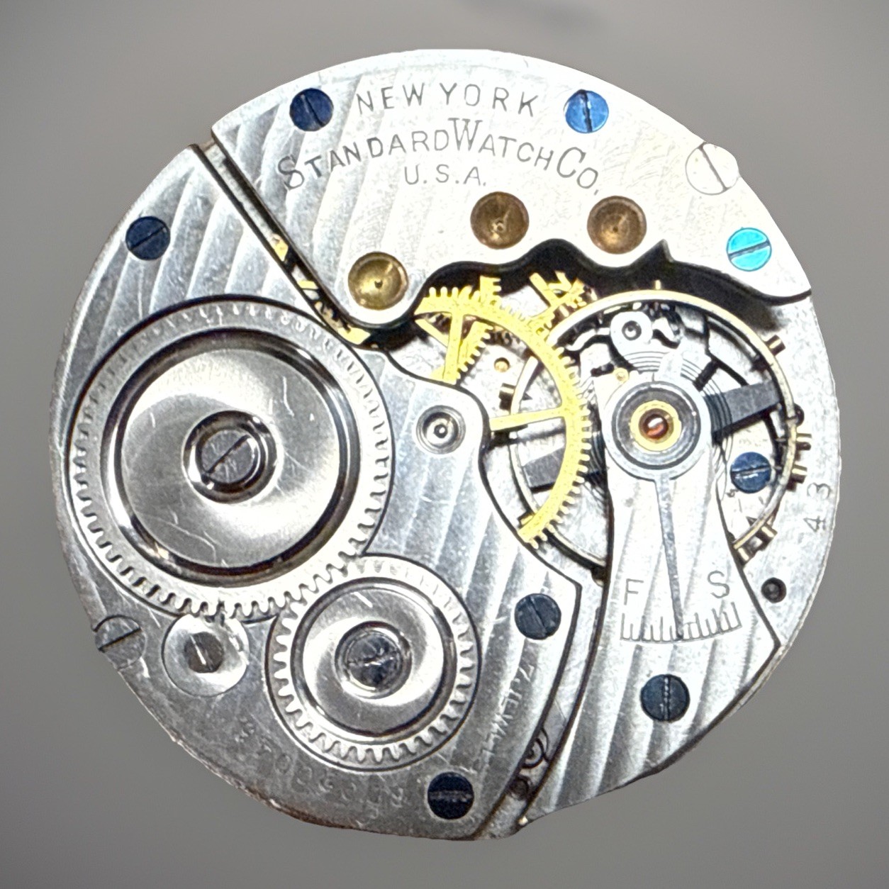⌚🇺🇸 RARE STANDARD U.S.A. POCKET WATCH – HIGH GRADE SWISS MOVEMENT🇨🇭