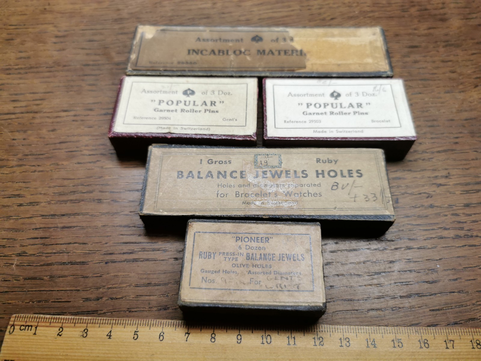 Watch / Pocket Watch Jewels, Shock Springs, etc, New Old Stock, Watchmaker #R702