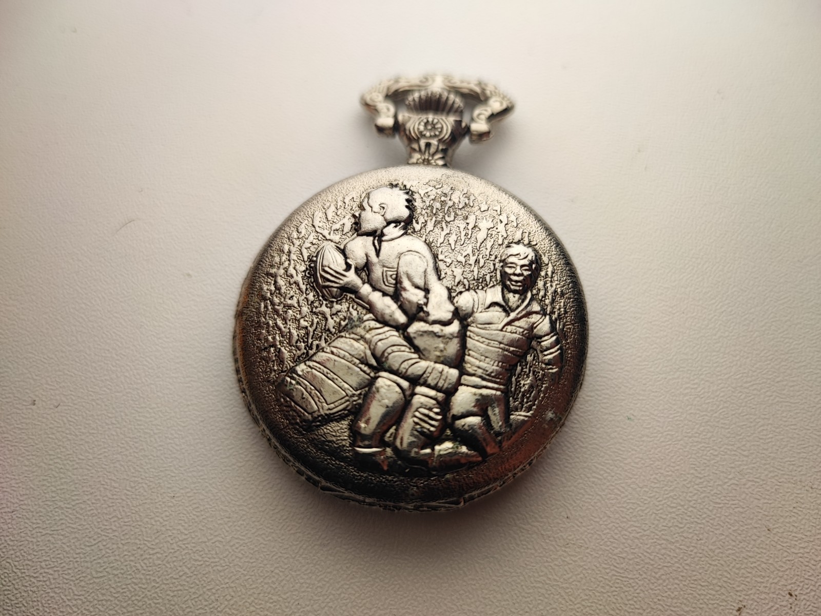 Rugby pocket Watch quasar – 46.5 mm – for parts and spares