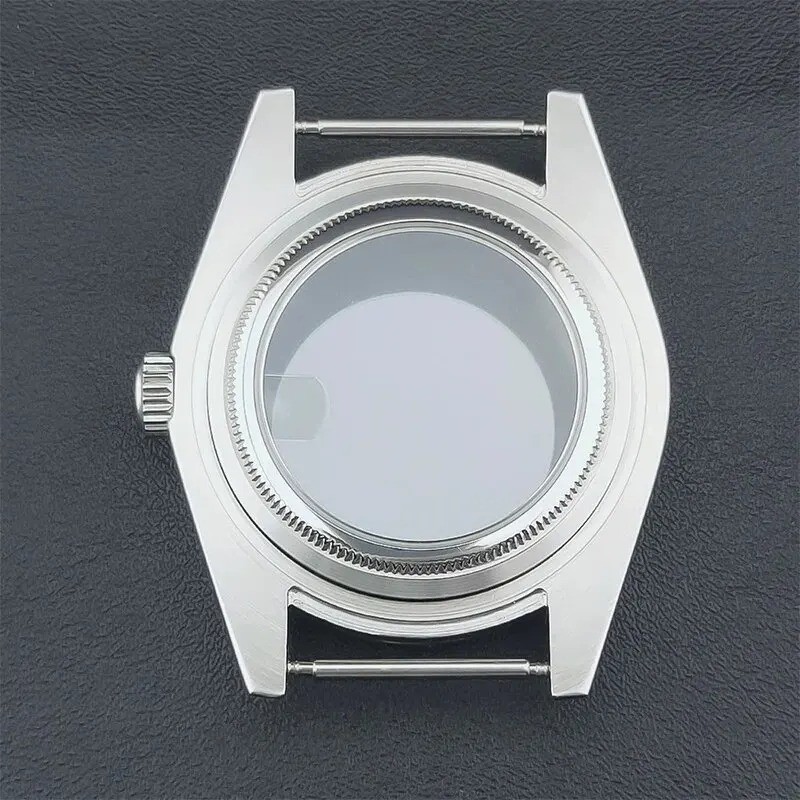 36MM 40MM Solid Stainless Steel Watch Case Sapphire Crystal Fits NH34 NH35 NH36