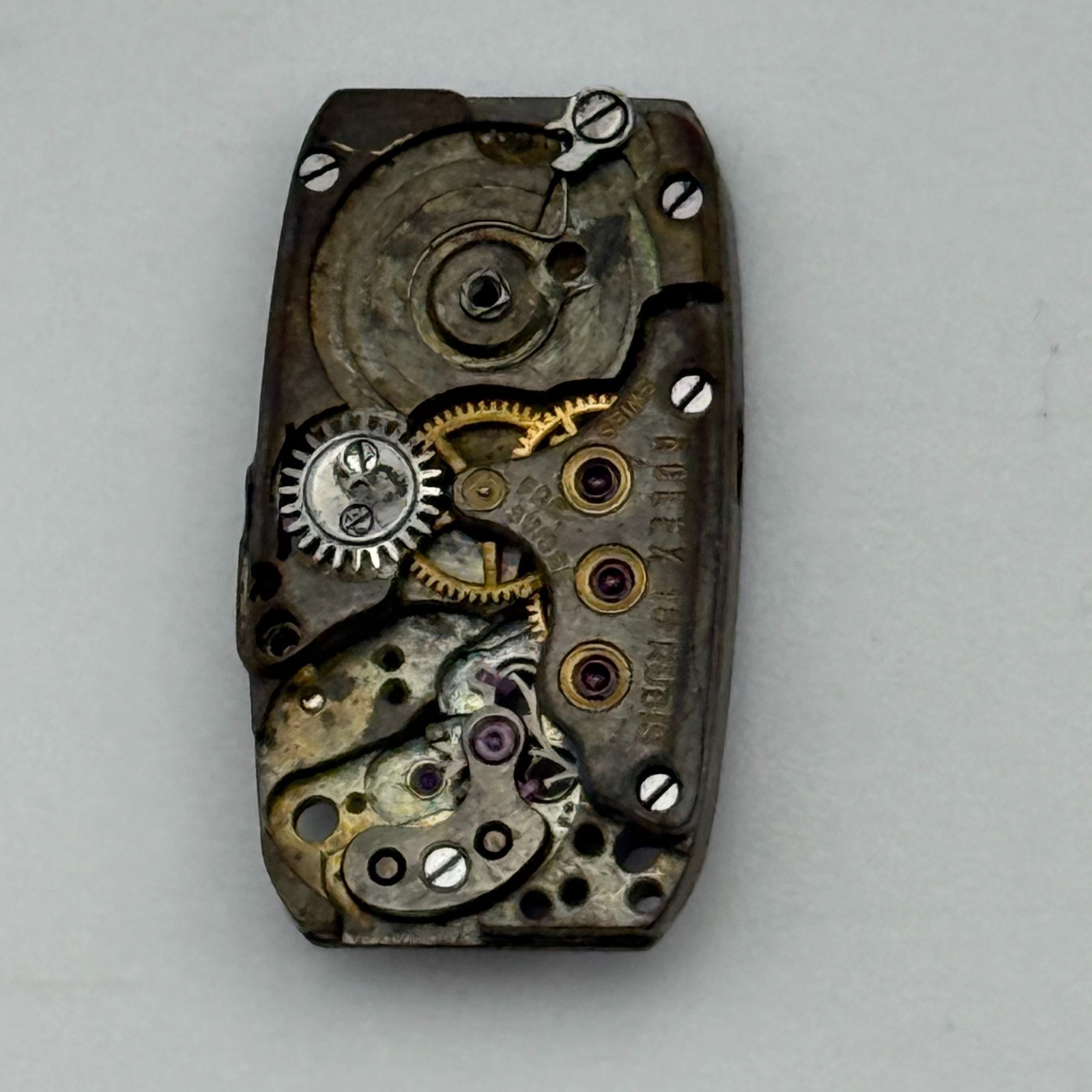 Rolex Size F Watch Movement 15 Rubies Ladies Swiss Vintage Parts Repair 12.1mm