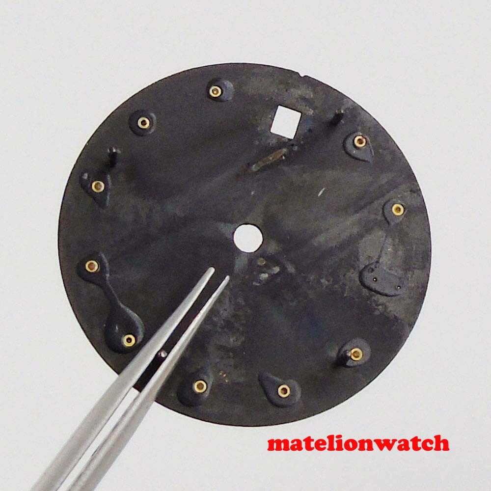 29.3mm Sterile Watch Dial For Mingzhu2813 Miyota 8215 821A Movement Date Window