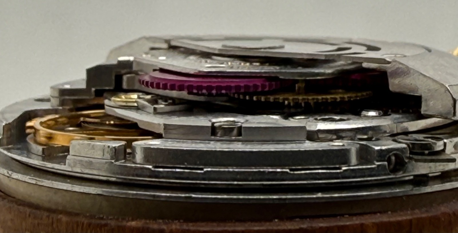 Genuine Rolex Cal. 1555 Day-Date Movement w/ Champagne Dial Hands & Crown