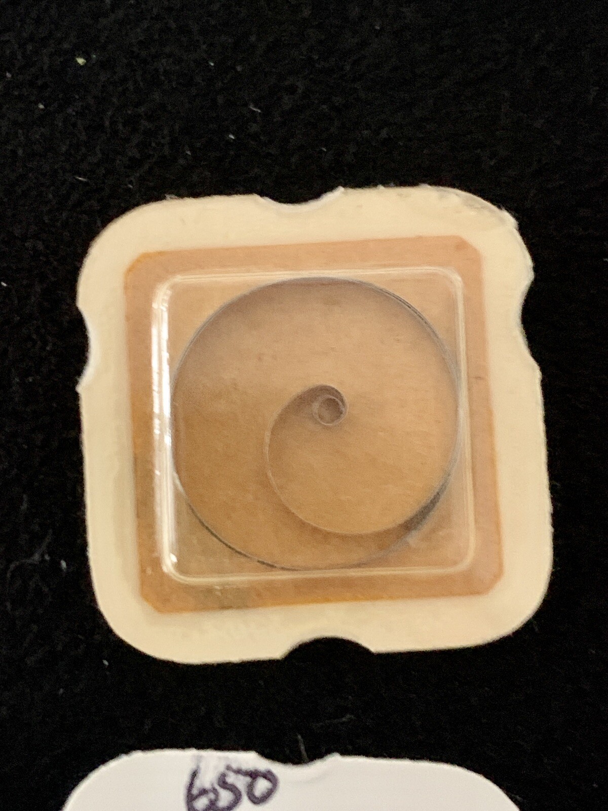 (1) One New Genuine Omega Mainspring Part # 1208 from Watchmaker’s Parts Stock