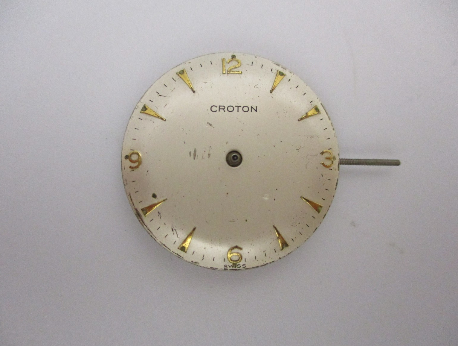 Rare Vintage Croton Watch Co 17 Jewel Swiss Mechanical Movement cal. AFDA C 2361