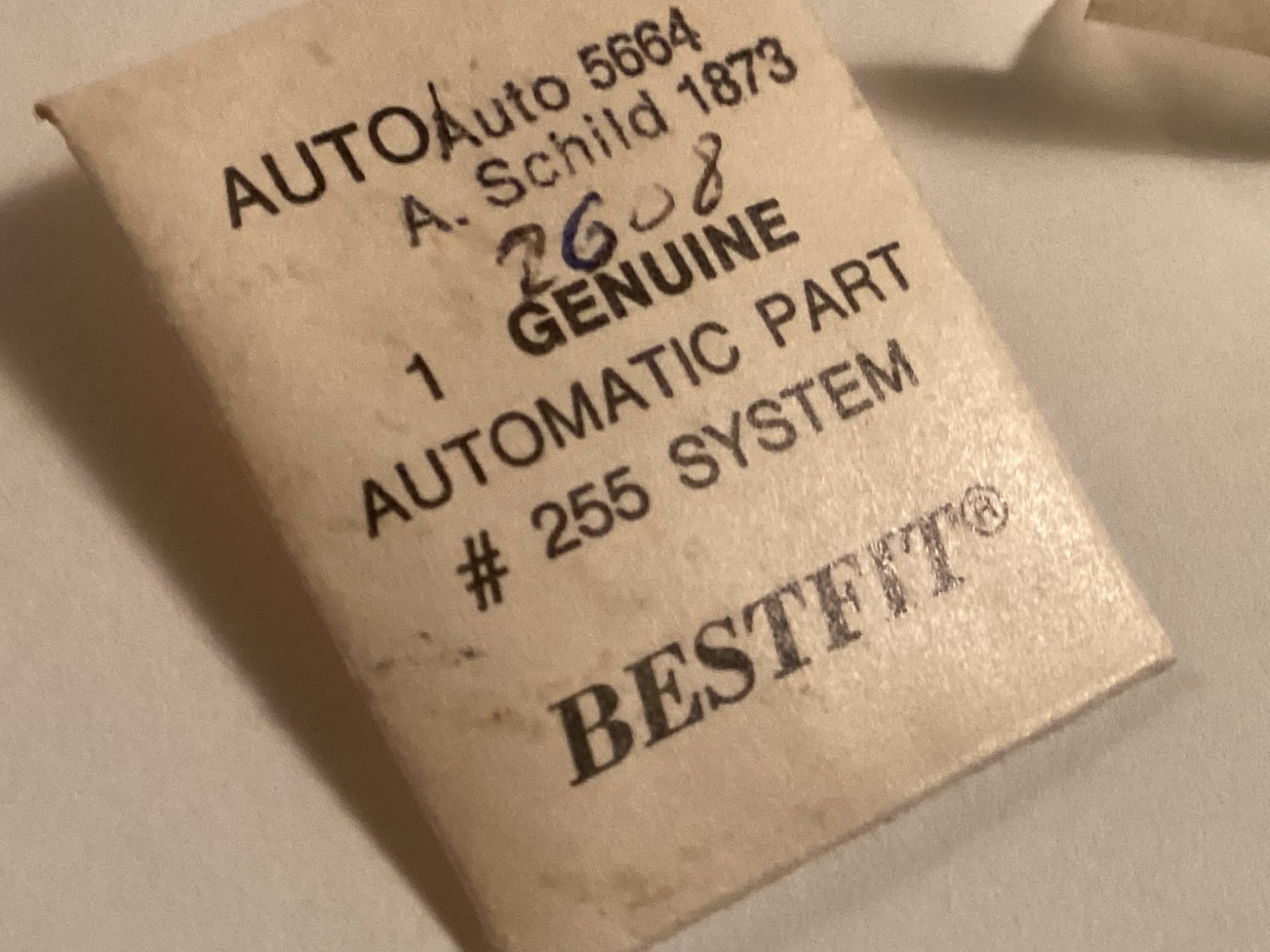 AS 1873 corrector lever part 2608