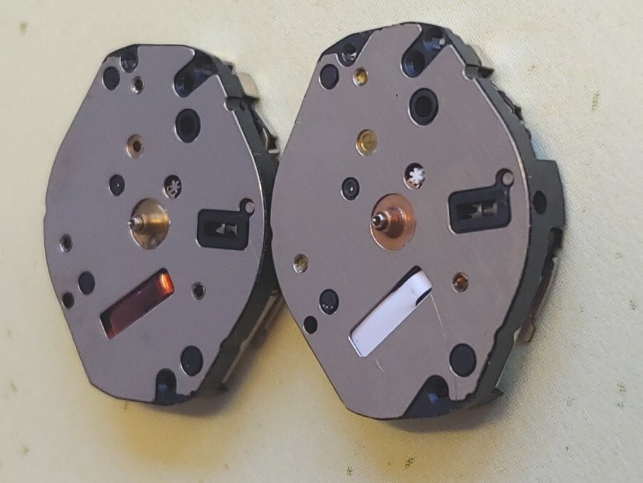 Shiojiri, TMI- Y121A Quartz Movement 3 Hand. Sets, Runs 24 Hrs.