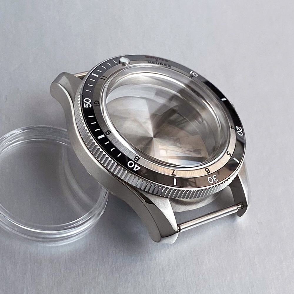 40mm 20ATM Diving Watch Case Chapter Ring Fit NH34 GMT NH34A 29mm Lume Dial