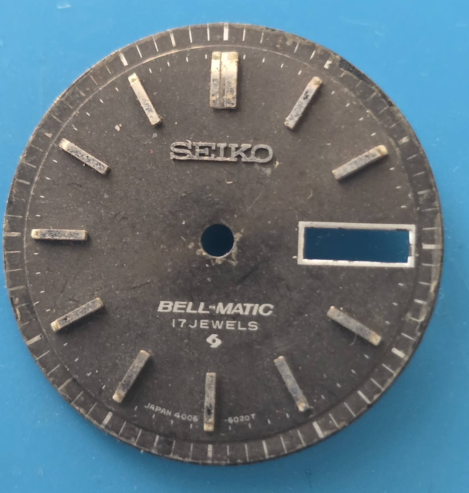 Seiko Bell-Matic 4006-6020T Black Dial Genuine Original Vintage Watch Part 17…