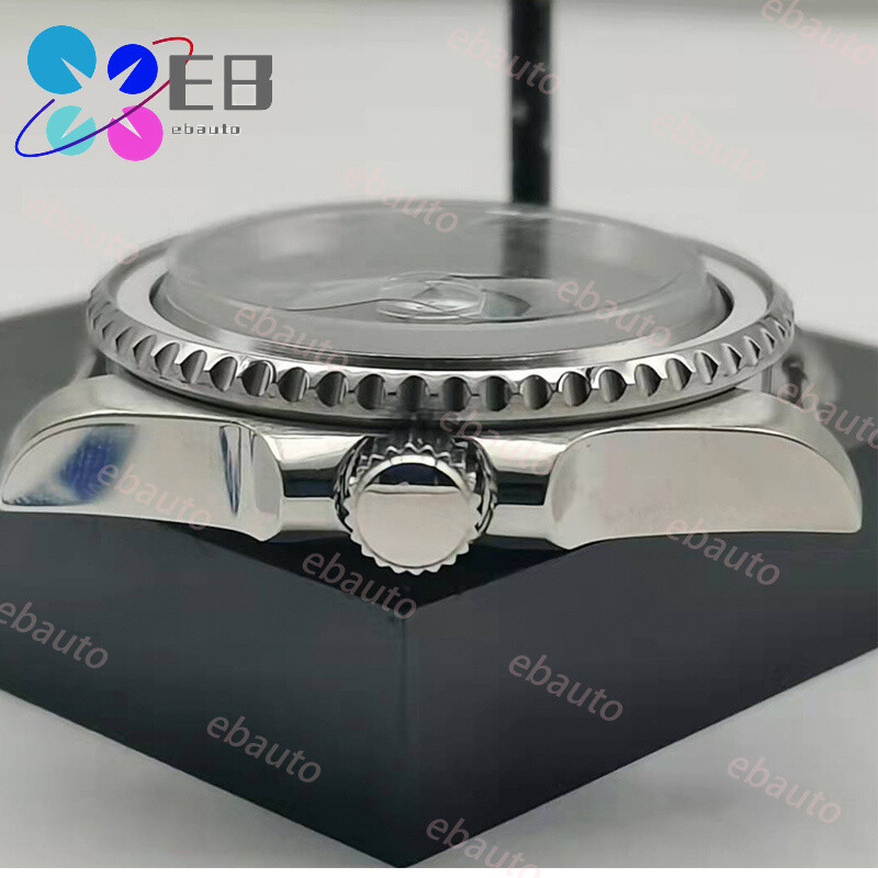 40mm Black Ceramic Bezel Watch Case For NH35 NH36 4R35 4R15 4R36 SKX007 Movement