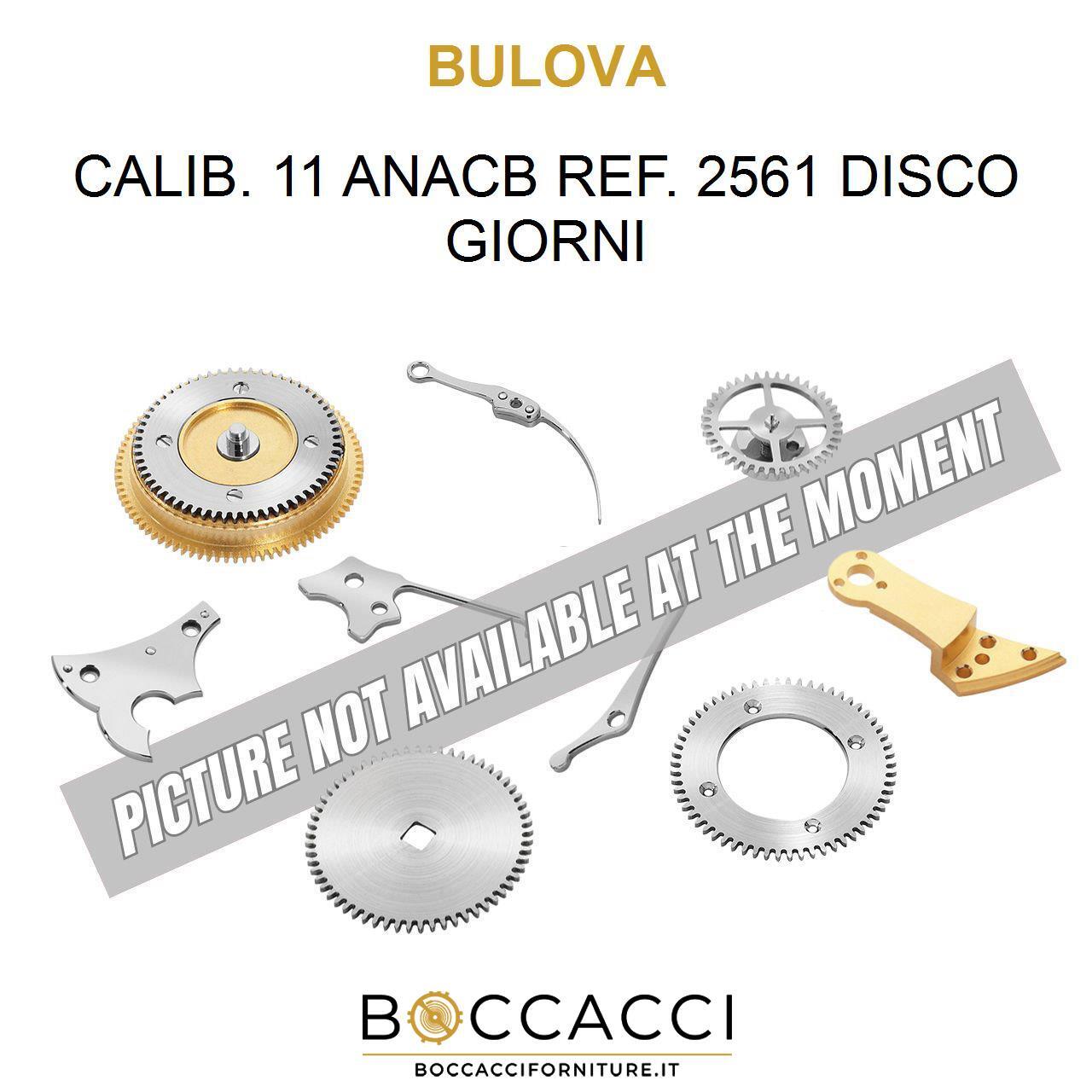 BULOVA CALIB. 11 ANACB REF. 2561 DISCO GIORNI Calib: 11 ANACB (EXCELLENT STATE)
