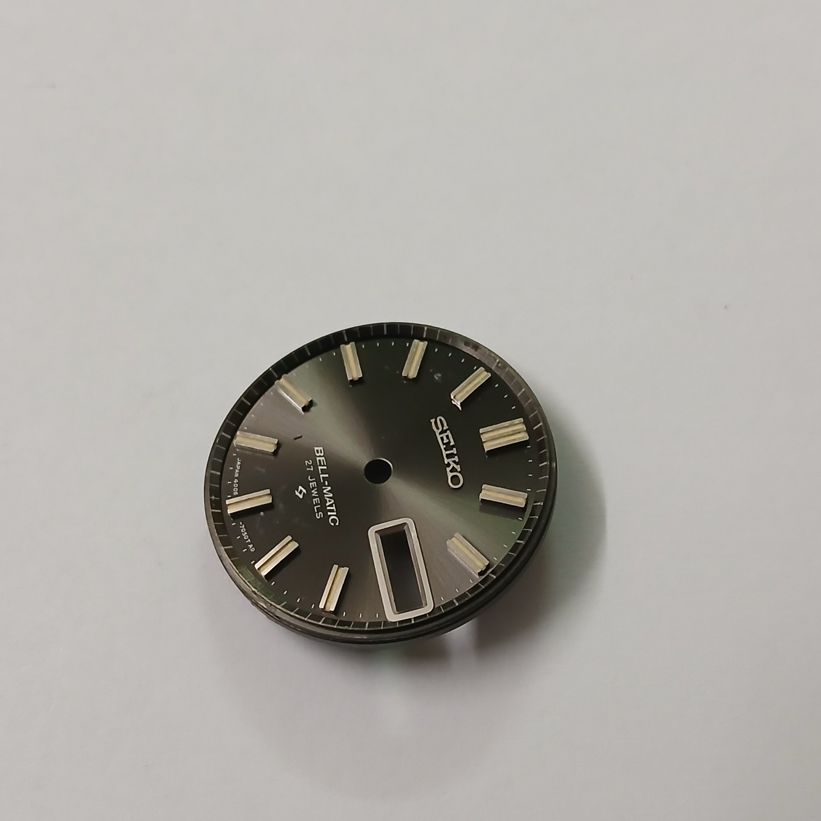 GENUINE SEIKO BELL-MATIC 27 JEWEL 4006A BLACK DIAL FOR MODEL 4006-7002
