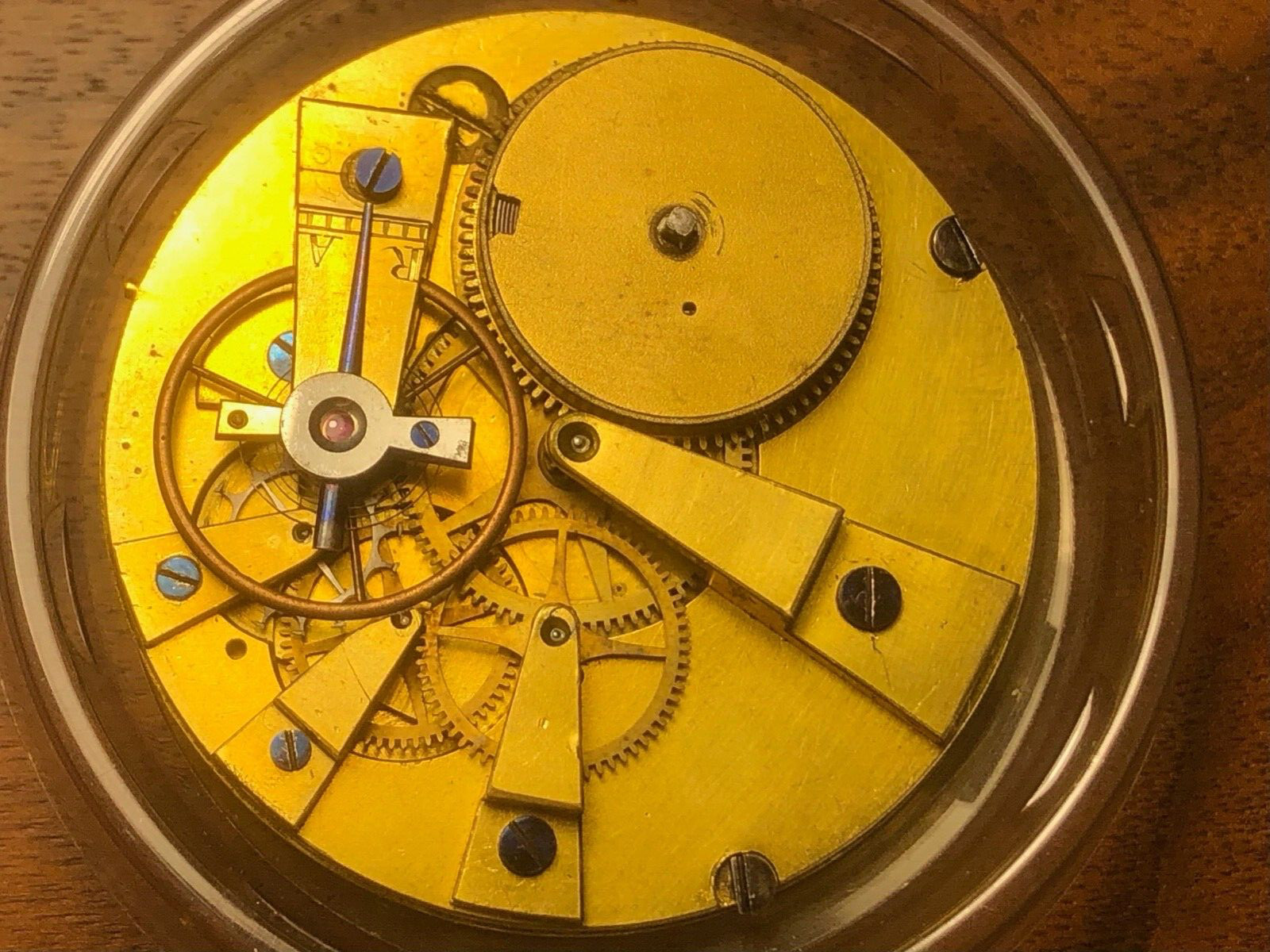 Antique Lépine/Breguet style pocket watch movement 48.5mm original Dial & Hands